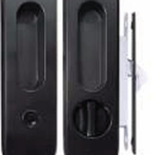 CERADURA PARA PUERTAS CORREDIZAS DE INCRUSTAR 792 NEGRA