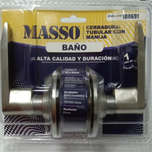 CERRADURA MASSO MANIJA CILINDRICA - BAÑO