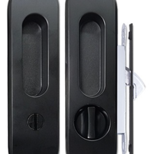 CERADURA PARA PUERTAS CORREDIZAS DE INCRUSTAR 792 NEGRA
