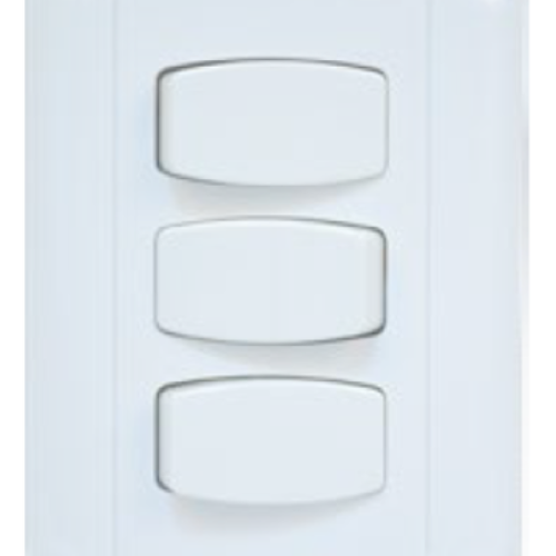 INTERRUPTOR TRIPLE VITALIS BLANCO (J)