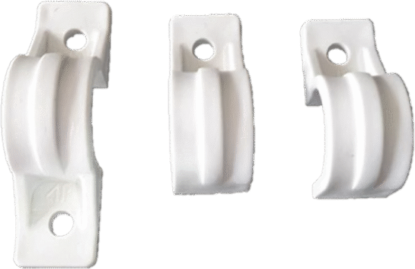 ABRAZADERA PLASTICA 1/2 DOBLE ALA X 100 UDS