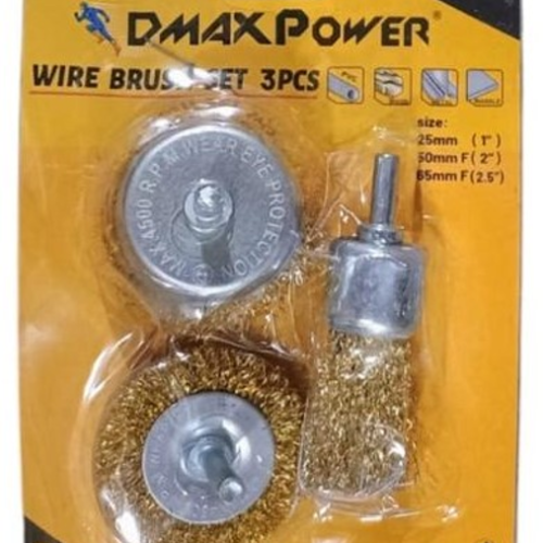 CEPILLOS DE ALAMBRE DE ACERO X 3 PIEZAS -B3