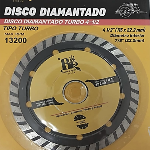 DISCO DIAMANTADO CONTINUO 4 1/2″