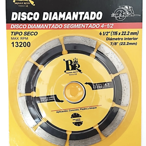 DISCO DIAMANTADO CONTINUO 4 1/2″