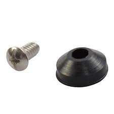 EMPAQUE CONICO NEGRO CON TORNILLO X 100 UN