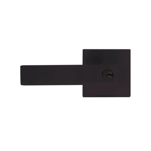 CERRADURA 366 MANIJA CUADRADA BAÑO NEGRA