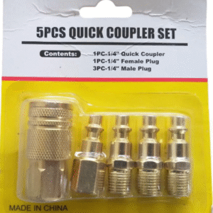 KIT ACOPLE RAPIDO PARA COMPRESOR X 5 PIEZAS