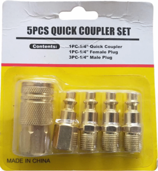KIT ACOPLE RAPIDO PARA COMPRESOR X 5 PIEZAS