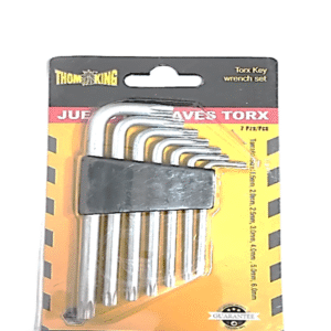 LLAVE HEXAGONA TORX X 7 UND