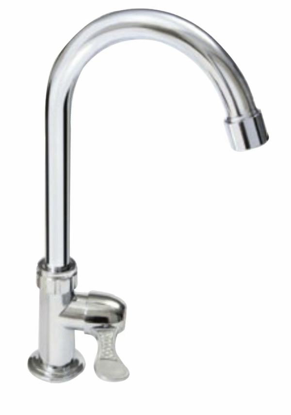 LLAVE LAVAPLATOS MESON FIJA PLASTICA CON PALANCA - UNFR