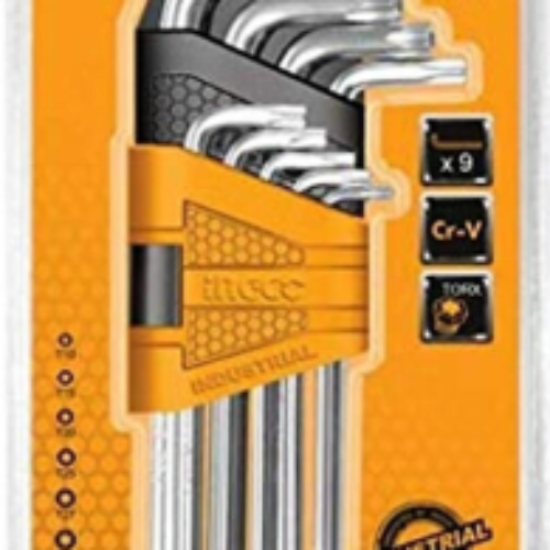 LLAVE EN L TORX X 9 PIEZAS EXTRALARGA