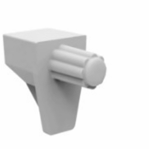 SOPORTE ENTREPAÑO Negro X 100 UND