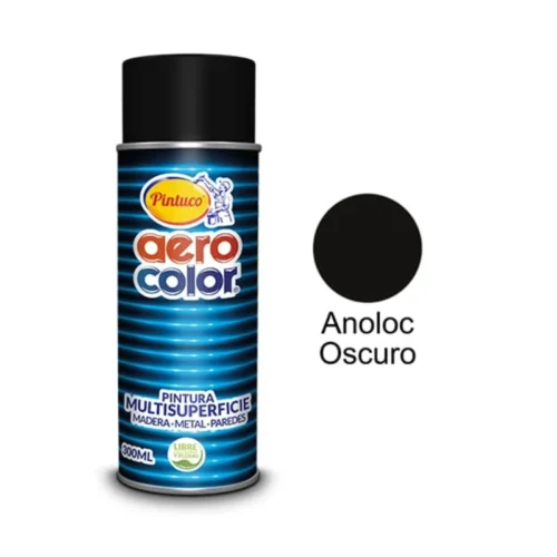 PROM LACA ANOLOC OSCURO BRILLANTE AEROCOLOR AEROSOLES 300 ML