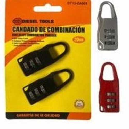 MINI CANDADO CON CLAVE DE 20 MM X 2 UND