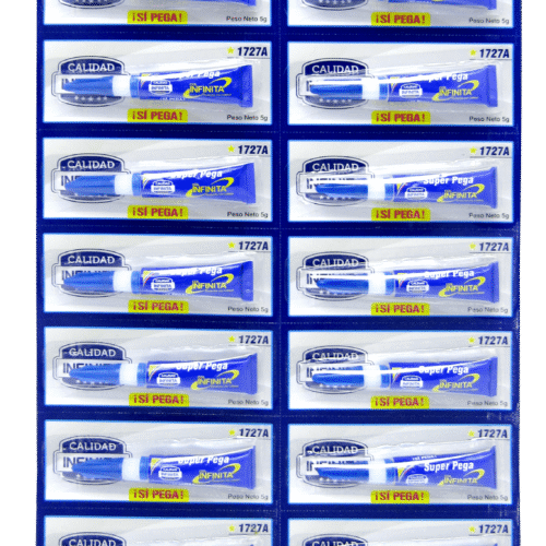 SUPER PEGA INFINITA ENCARTONADA X 14 PCS