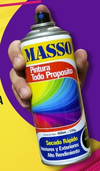 PINTURA EN AEROSOL-MASSO BLANCO MATE