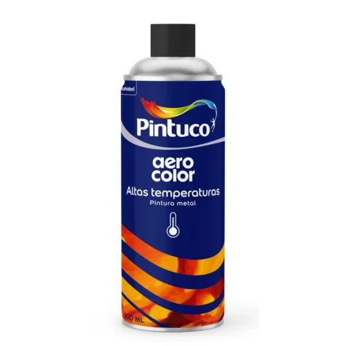ALTAS TEMPERATURAS NEGRO MATE AEROCOLOR 300 ML