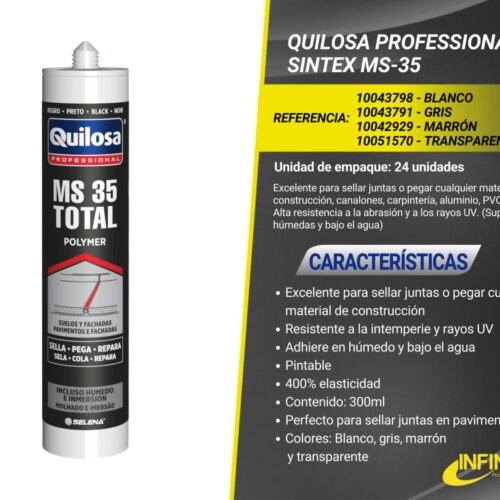 MS 35 TOTAL 280 ML TRANSPARENTE