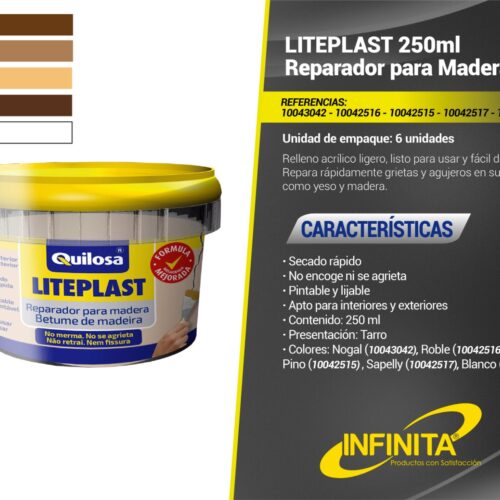 QUILOSA LITEPLAST 0,25 NOGAL