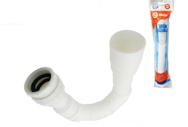 SIFON FLEXIBLE BLANCO