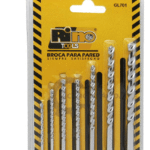 SET DE BROCAS TALADRO PARA PARED X 7 UND.