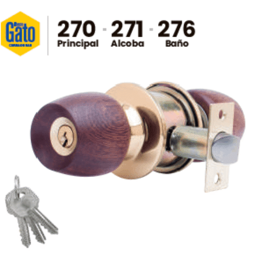 CEREDURA CIL POMO 270 ENTRADA PRINCIPAL CROMO MATE