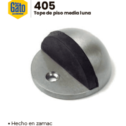 TOPE 405 PISO PUERTA TIPO CAZUELA CROMO