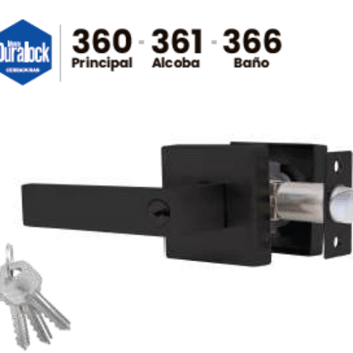 CERRADURA 361 MANIJA DE LUJO ALCOBA C.M