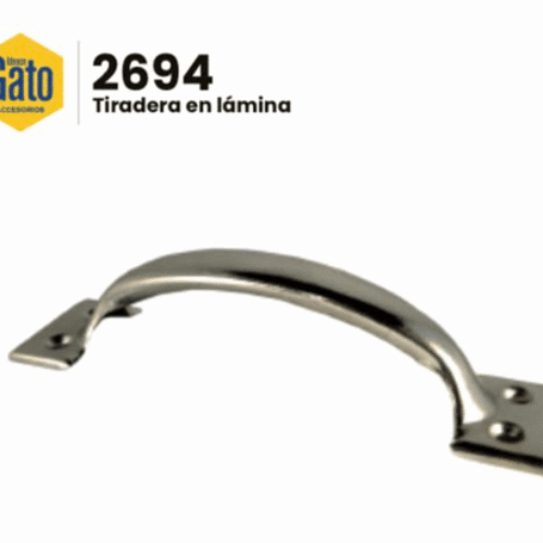 MANIJA EN LAMINA 4P CROM