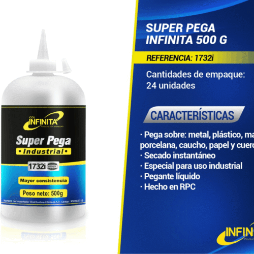 SUPER PEGA INFINITA 500 GRAMOS ( INDUSTRIAL )