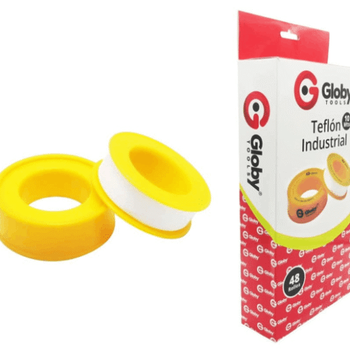 CINTA TEFLON DE 1/2 X 10 MTS – CAJA DISPENSADORA POR 48 ROLLOS