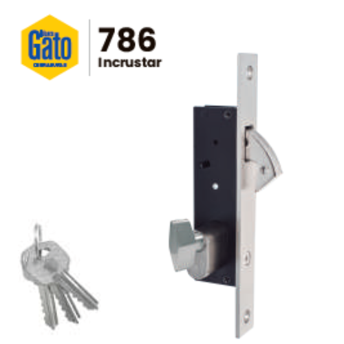 CERRADURA DE INCRUSTAR PICO DE LORO 786